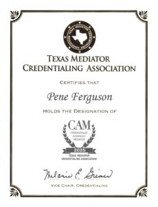 Credentials Certificate