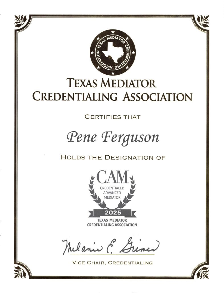 Credentials Certificate